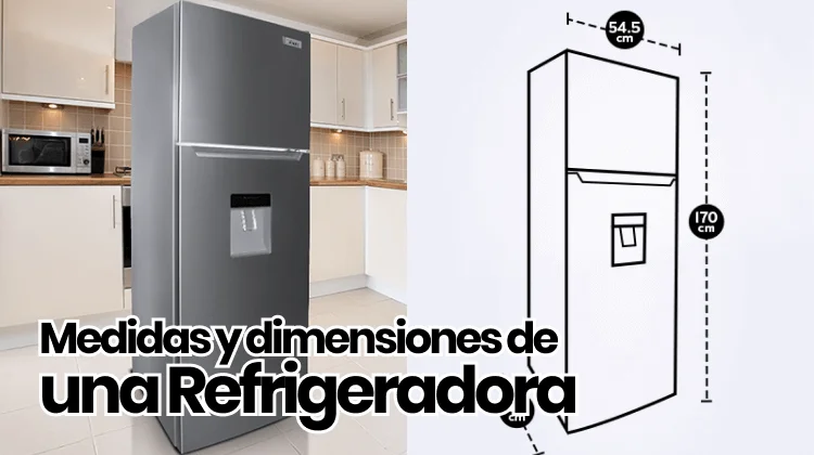 ▷ Medidas de frigoríficos y neveras estándar